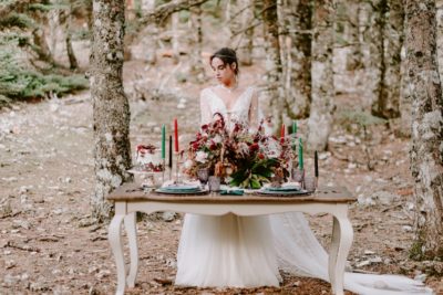 Forest wedding styled shoot