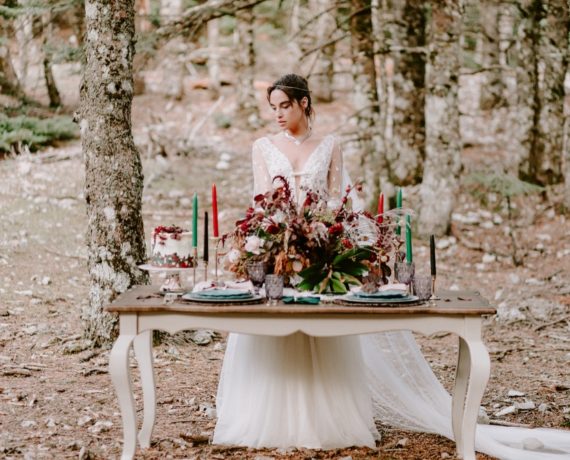 Forest wedding styled shoot