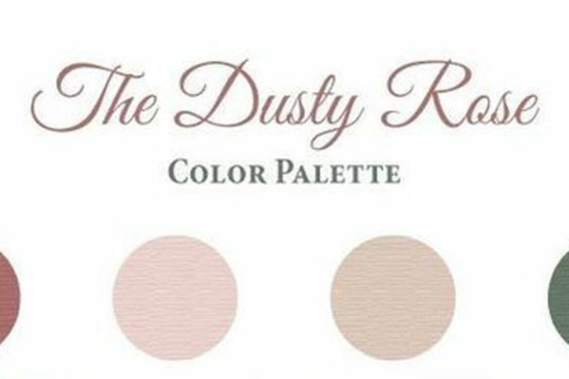 Wedding color palette: Dusty Pink